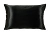 Šilkinis pagalvės užvalkalas juodas